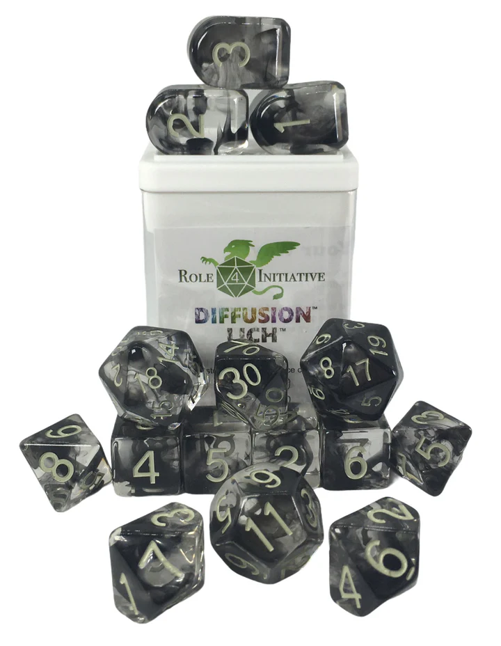 Diffusion Lich Dice - Set of 15
